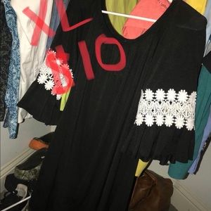 Off the shoulder tunic